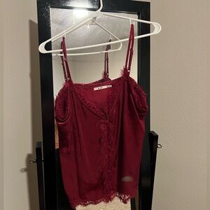 Miami from Francesca’s silky spaghetti strap top